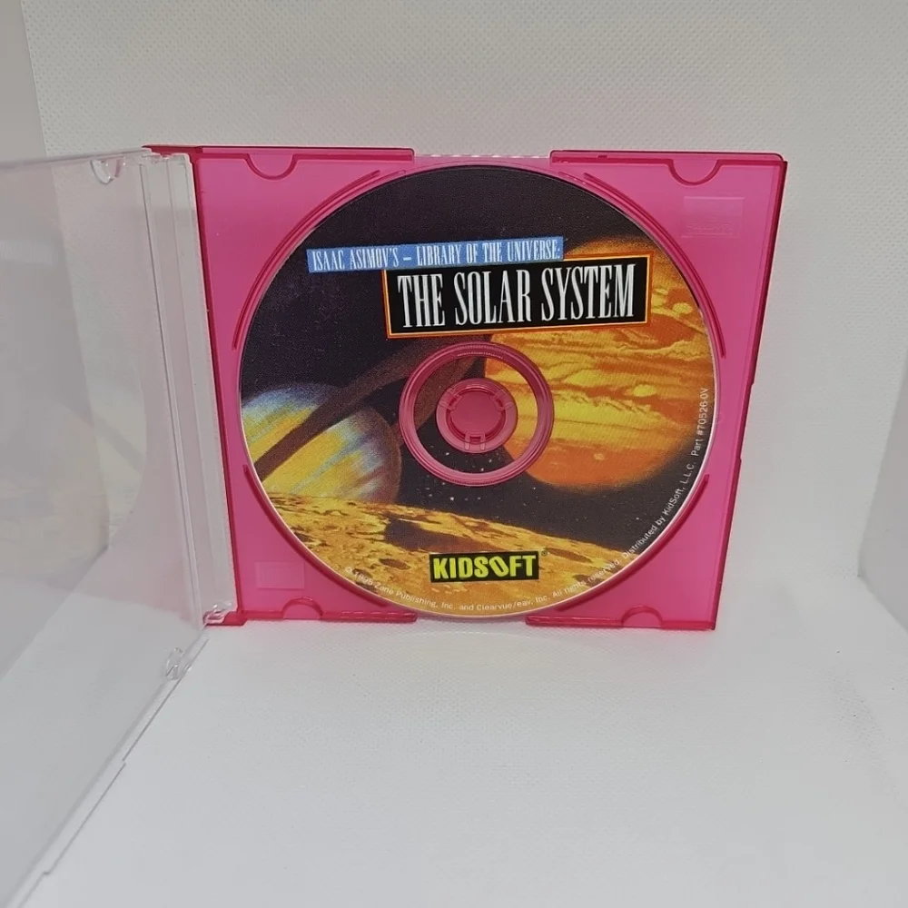 The Solar System Isaac Asimov's - Library of the Universe CD-Rom Kidsoft 1995